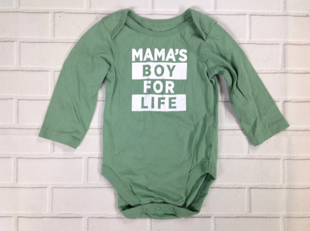 The Place Green Print Top
