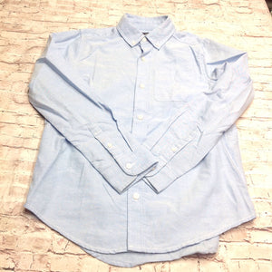 The Place Light Blue BUTTON UP Top