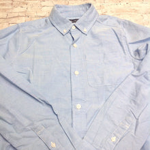 The Place Light Blue BUTTON UP Top