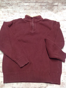 The Place Maroon Solid Sweater