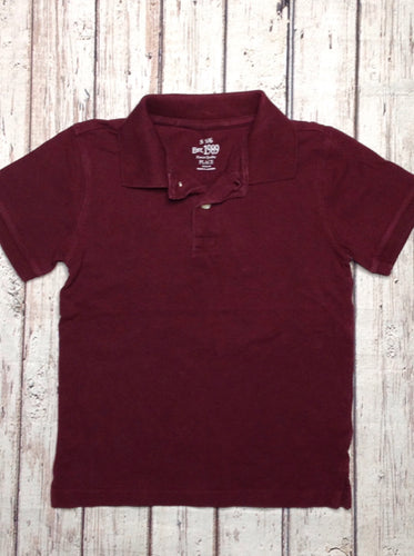 The Place Maroon Solid Top