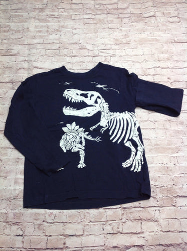 The Place Navy Print Dinosaur Top