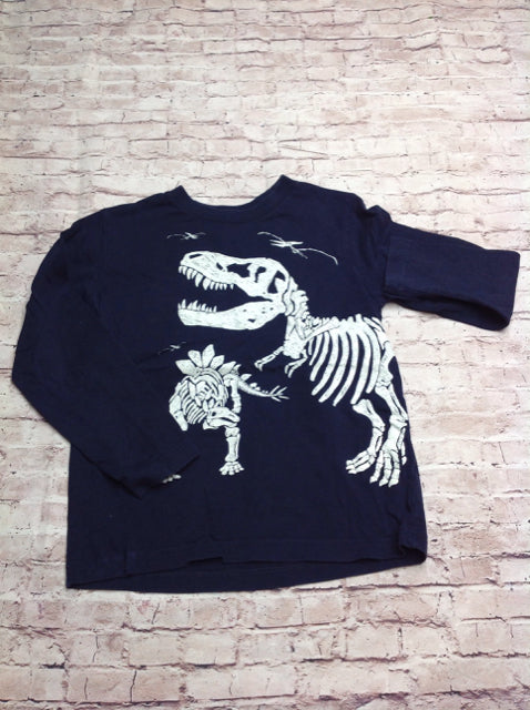The Place Navy Print Dinosaur Top