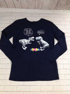 The Place Navy Print Dinosaurs Top