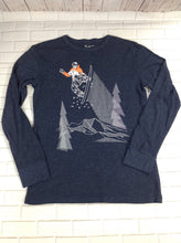 The Place Navy Print SKI Top