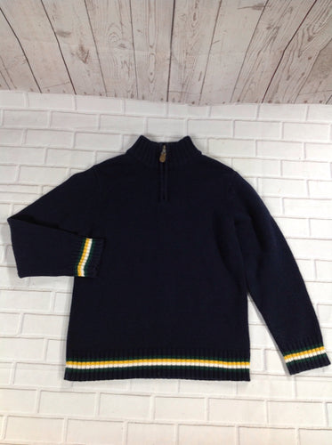 The Place Navy Print Sweater