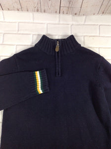 The Place Navy Print Sweater