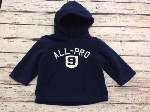 The Place Navy Print Top