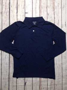 The Place Navy Solid Top