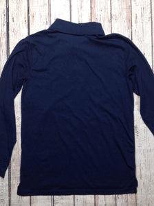 The Place Navy Solid Top