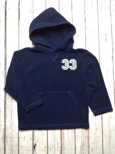 The Place Navy Solid Top