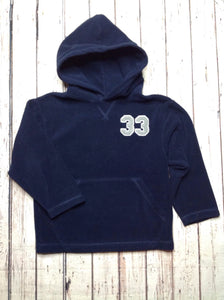 The Place Navy Solid Top