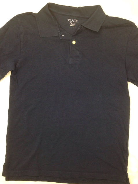 The Place Navy Solid Top
