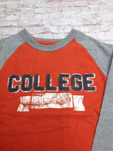 The Place Orange & Gray Top