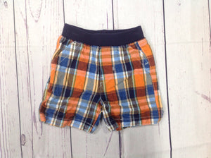 The Place Orange Plaid Shorts