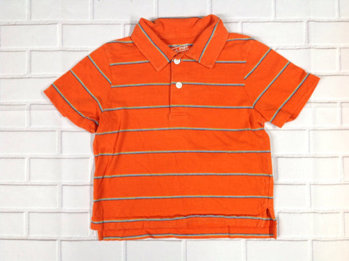 The Place Orange Print Top