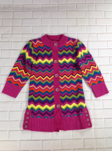 The Place Pink & Blue Zig Zags Dress