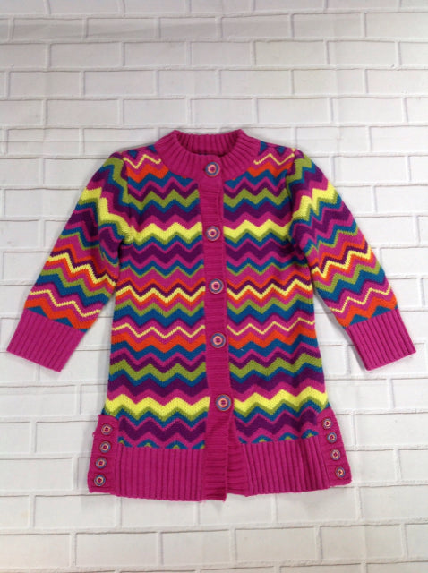 The Place Pink & Blue Zig Zags Dress