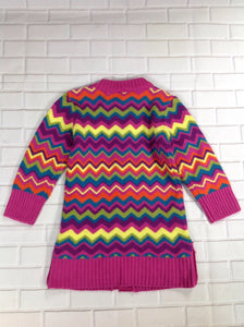 The Place Pink & Blue Zig Zags Dress