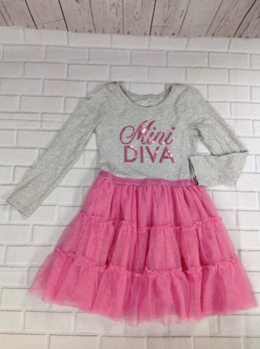 The Place Pink & Gray Dress