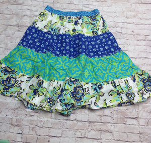 The Place Purple & Green Skirt