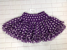 The Place Purple Print Polka Dot Skirt