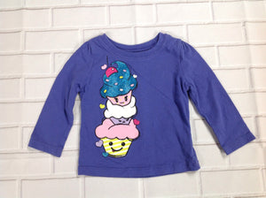The Place Purple Print Top