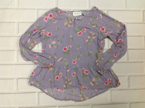 The Place Purple Print Top