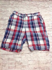 The Place RED, WHITE & BLUE Checkered Shorts