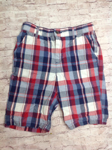 The Place RED, WHITE & BLUE Checkered Shorts