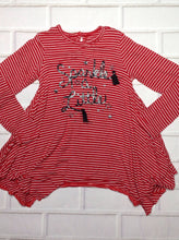 The Place Red & Black Top
