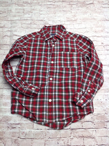 The Place Red & Blue Checkered Top