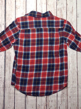 The Place Red & Blue Plaid Top