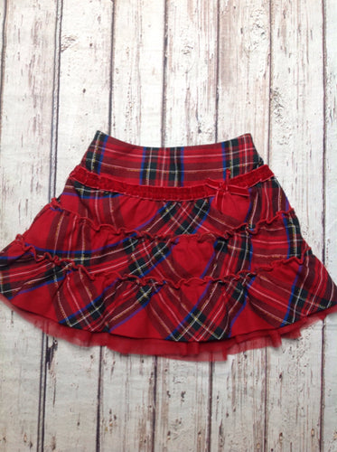 The Place Red & Blue Skirt