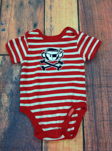 The Place Red & White Top
