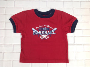 The Place Red Print Top