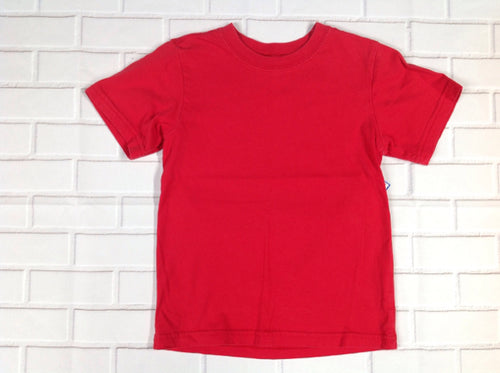 The Place Red Solid Top