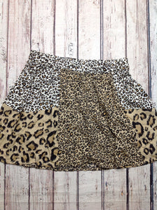 The Place TAN PRINT Skirt