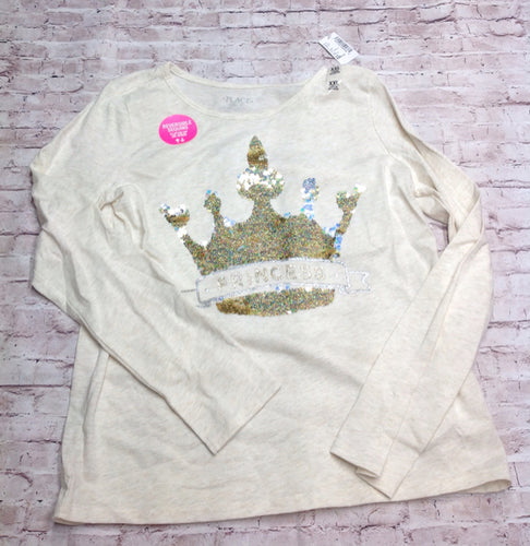 The Place TAN PRINT Top