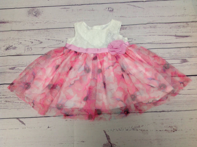 The Place White & Pink Dress