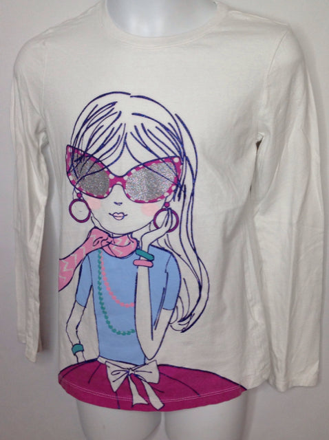 The Place White Print Top