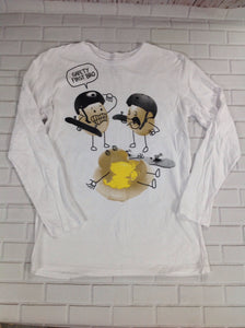The Place White Print Top