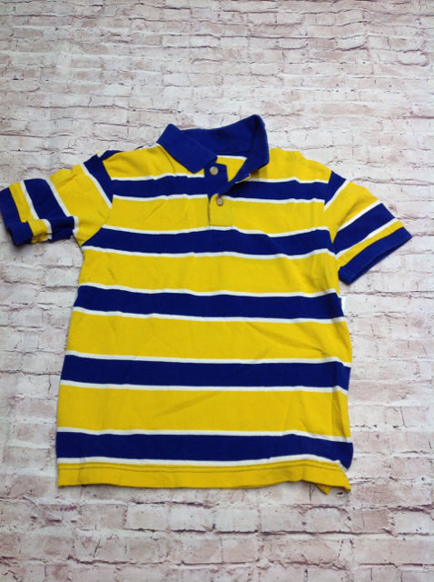 The Place YELLOW & BLUE Stripe Top