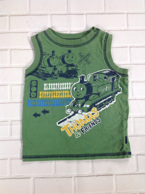 Thomas & Friends Green Print Top
