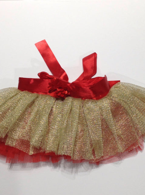 Toby RED & GOLD Skirt Tutu
