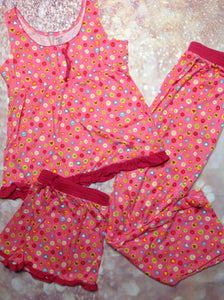 Total Girl HOT PINK PRINT Sleepwear