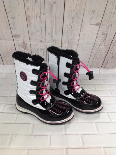 Totes Black & White Snowboots