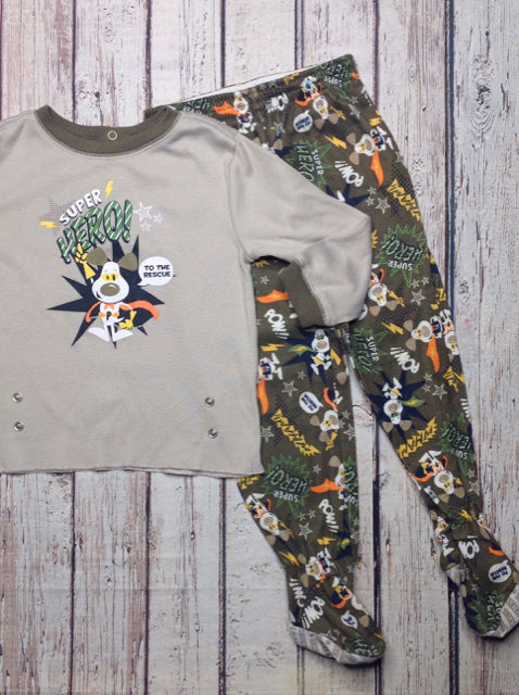 Toughskins Green & Beige Sleepwear