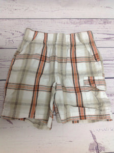 Toughskins Orange & Beige Shorts