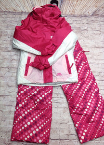 Trespass Pink & White Snowsuit